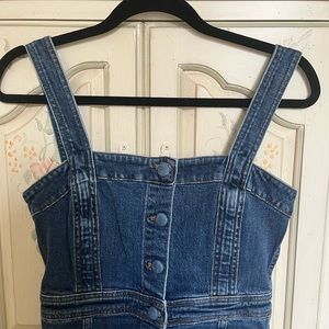 Madewell denim dress, midi length